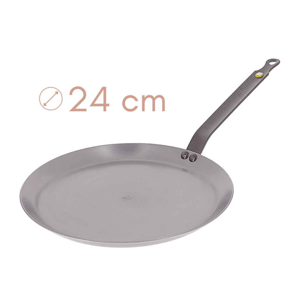 Jeklena ponev za palačinke - 24 cm MINERAL B De Buyer - Chef Bruni